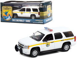 2012 Chevrolet Tahoe White with Yellow Stripes "U.S. Fish & Wildlife Service Law Enforcement" 1/43 Diecast Model by Greenlight