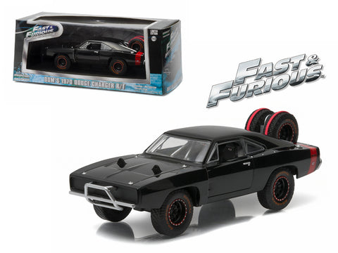 Dom's 1970 Dodge Charger R/T Off Road "Fast and Furious-Fast 7" Movie (2011) Diecast Model Car 1/43 by Greenlight