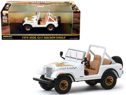 1979 Jeep CJ-7 Golden Eagle "Dixie" White 1/43 Diecast Model by Greenlight