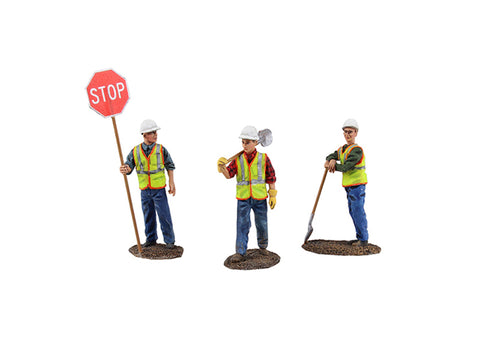 Diecast Metal Construction Figures (3pc Set) #1 1/50 by First Gear