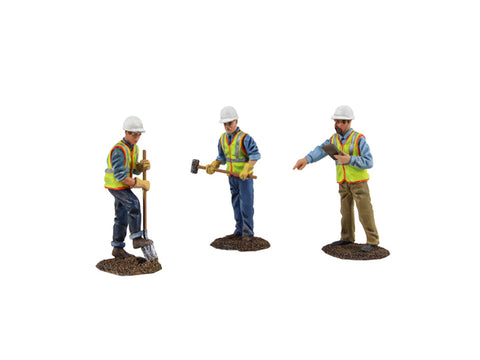 Diecast Metal Construction Figures (3pc Set) #2 1/50 by First Gear