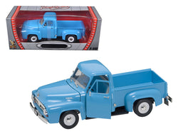 1953 Ford F-100 Pickup Light Blue 1/18 Diecast Model by Road Signature