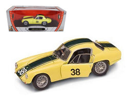1960 Lotus Elite #38 Yellow 1/18 Diecast Model Car by Road Signature