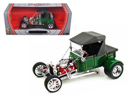 1923 Ford T-Bucket Soft Top Green 1/18 Diecast Model Car by Road Signature