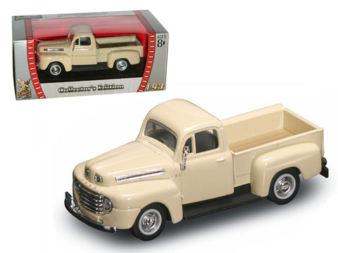 1948 Ford F-1 Pickup Truck Cream 1/43 Diecast Model by Road Signature