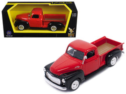 1950 GMC Pickup Truck Red and Black 1/43 Diecast Model by Road Signature