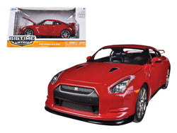 2009 Nissan GT-R R35 Red 1/24 Diecast Model Car by Jada