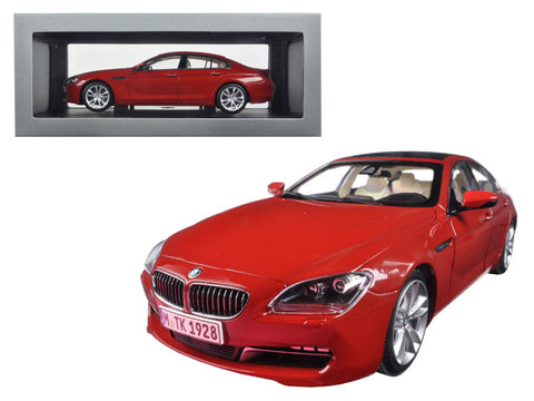 BMW 650i Gran Coupe 6 Series F06 Melbourne Red 1/18 Diecast Model Car by Paragon