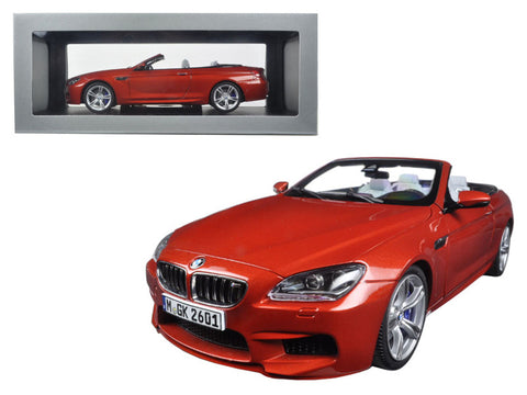 BMW M6 F12M Convertible Sakhir Orange 1/18 Diecast Model Car by Paragon