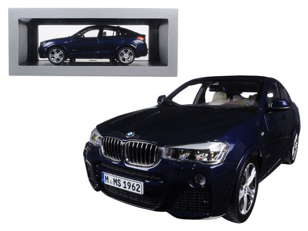 BMW X4 F26 Imperial Blue 1/18 Diecast Model Car by Paragon