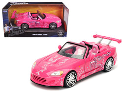 Suki's 2001 Honda S2000 Pink "Fast & Furious" Movie 1/24 Diecast Model Car by Jada