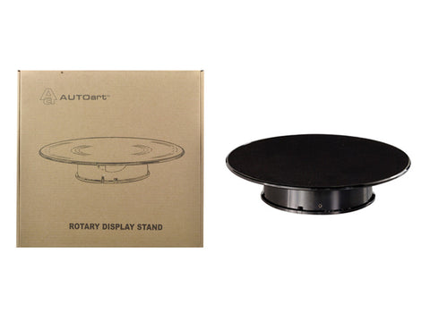 Rotary Display Turn Table Stand 10" For 1/18 Diecast Models Black Top by Autoart