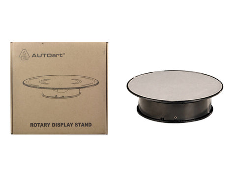 Rotary Turntable Display Stand 8" Silver For Diecast Models by AUTOart