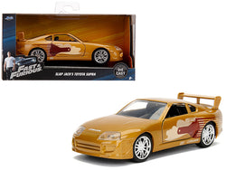 Slap Jack's Toyota Supra Gold "Fast & Furious" Movie 1/32 Diecast Model Car by Jada