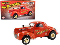 1940 Willys Gasser "Hemi Hurricane" Orange Limited Edition to 500 pieces Worldwide 1/18 Diecast Model Car by ACME