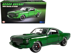 1965 Shelby GT350R Street Fighter Deep Green Metallic with Black Stripes "Green Hornet" Limited Edition to 700 pieces Worldwide 1/18 Diecast Model Car by ACME