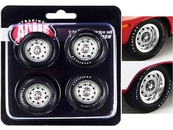 Mopar Rally Wheel and Tire Set (4 Piece Set) 1/18 by ACME