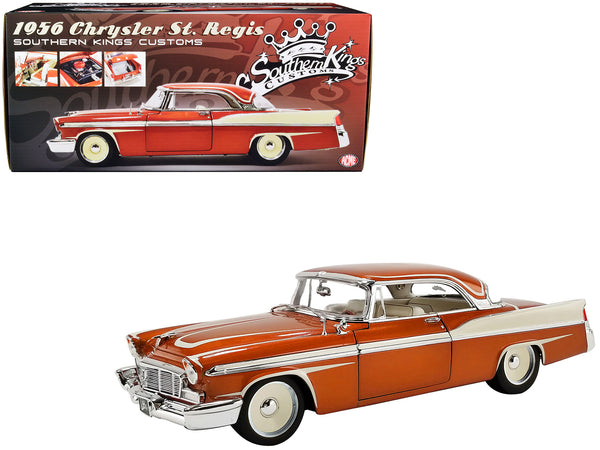 1956 Chrysler New Yorker St. Regis Copper Metallic with White and Copper Interior "Southern Kings Customs" Limited Edition to 198 pieces Worldwide 1/18 Diecast Model Car by ACME