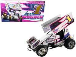 Winged Sprint Car #1 Logan Wagner "ZEMCO" Mac Magee Motorsports (2022) 1/18 Diecast Model Car by ACME
