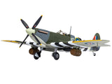 Supermarine Spitfire Mk.IX Fighter Aircraft with Commander J.E. "Johnnie" Johnson Figure 144 Wing RCAF "Spitfire Beer Truck" "D-Day Operation Overlord" Normandy (June 1944) "The Aviation Archive" Series 1/72 Diecast Model by Corgi