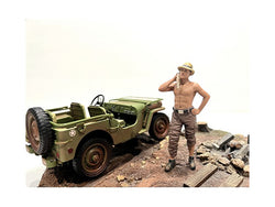 "4X4 Mechanic" Figure #1 for 1/18 Scale Models by American Diorama