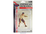 "4X4 Mechanic" Figure #8 with Board Accessory for 1/18 Scale Models by American Diorama