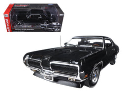 1970 Mercury Cougar Eliminator Black Limited Edition to 1,002pcs 1/18 Diecast Model Car by Autoworld