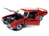 1972 Buick GSX Fire Red with Black Stripes "Muscle Car & Corvette Nationals" (MCACN) "American Muscle" Series 1/18 Diecast Model Car by Autoworld