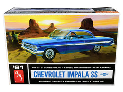 1961 Chevrolet Impala SS Plastic Model Kit (Skill Level 2) 1/25 Scale Model by AMT