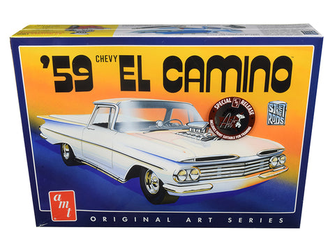1959 Chevrolet El Camino 2 in 1 Plastic Model Kit "Original Art Series" (Skill Level 2) 1/25 Scale Model by AMT