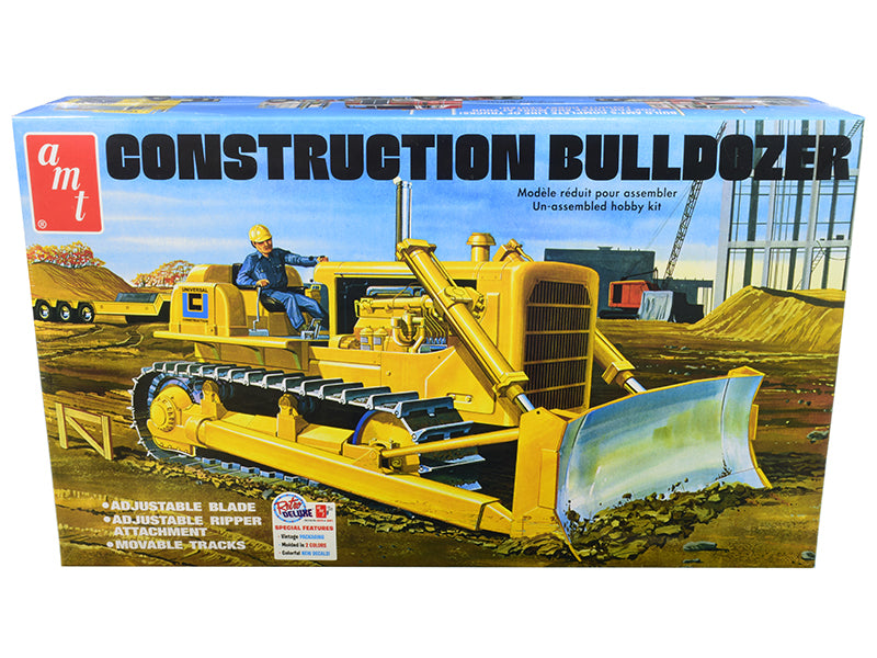 Construction Bulldozer Plastic Model Kit (Skill Level 3) 1/25 Scale Mo ...