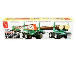 Peerless Logging Trailer "Roadrunner" with Structural Beam Load Option Plastic Model Kit (Skill Level 3) 1/25 Scale Model by AMT