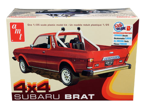 1978 Subaru BRAT 4x4 Pickup Truck Plastic Model Kit (Skill Level 2) 1/25 Scale Model by AMT