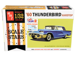 1960 Ford Thunderbird Hardtop "Scale Stars" Plastic Model Kit (Skill Level 2) 1/32 Scale Model by AMT