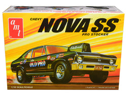 1972 Chevrolet Nova SS "Pro Stocker" Plastic Model Kit (Skill Level 2) 1/25 Scale Model by AMT