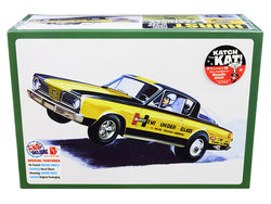 1966 Plymouth Barracuda Funny Car "Hemi Under Glass" Plastic Model Kit (Skill Level 2) 1/25 Scale Model by AMT