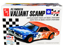 Plymouth Valiant Scamp Kit Car Plastic Model Kit (Skill Level 2) 1/25 Scale Model by AMT