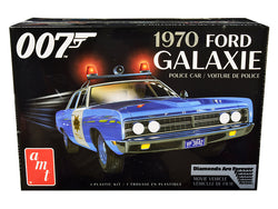 1970 Ford Galaxie Police Car "Las Vegas Metropolitan Police Dept" "Diamonds Are Forever" (1971) Movie (James Bond 007 Series) Plastic Model Kit (Skill Level 2) 1/25 Scale Model by AMT