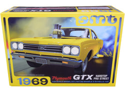 1969 Plymouth GTX Hardtop Pro Street Plastic Model Kit (Skill Level 2) 1/25 Scale Model by AMT