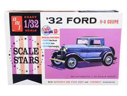 1932 Ford V-8 Coupe "Scale Stars" Plastic Model Kit (Skill Level 2) 1/32 Scale Model by AMT