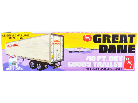 Great Dane 40 Ft. Dry Goods Trailer Plastic Model Kit (Skill Level 3) 1/25 Scale Model by AMT