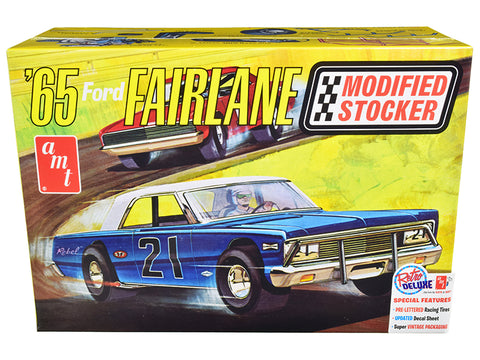 1965 Ford Fairlane Modified Stocker Plastic Model Kit (Skill Level 2) 1/25 Scale Model by AMT