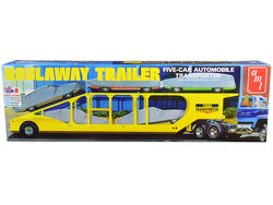 Haulaway Trailer "Five-Car" Automobile Transporter Plastic Model Kit (Skill Level 3) 1/25 Scale Model by AMT