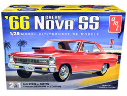 1966 Chevrolet Nova SS 2-in-1 Plastic Model Kit (Skill Level 2) 1/25 Scale Model by AMT