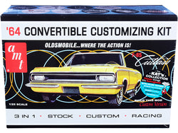 1964 Oldsmobile Cutlass F-85 Convertible 3-in-1 Plastic Model Kit (Skill Level 2) 1/25 Scale Model by AMT