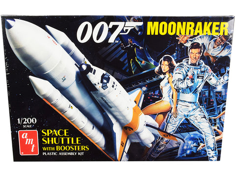 Space Shuttle with Boosters "Moonraker" (1979) Movie (James Bond 007) 1/200 Scale Model by AMT