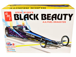 Steve McGee's "Black Beauty" Wedge AA/Fuel Dragster Plastic Model Kit (Skill Level 2) 1/25 Scale Model by AMT