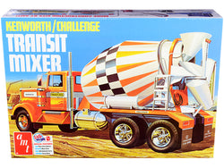 Kenworth / Challenge Transit Cement Mixer Truck Plastic Model Kit (Skill Level 3) 1/25 Scale Model by AMT