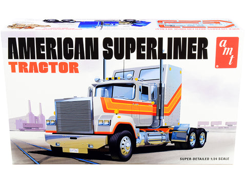 American Superliner Semi Tractor Plastic Model Kit (Skill Level 3) 1/24 Scale Model by AMT