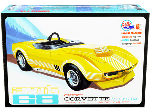 1968 Chevrolet Corvette Custom Plastic Model Kit 1/25 Scale Model by AMT